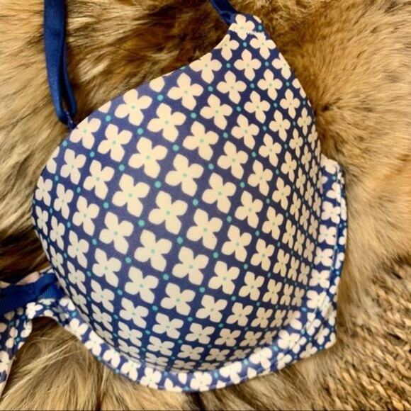 Victoria’s Secret Demi Buste Padded Bra 34C Floral Coquette Datenight Cute Daisy - Picture 4 of 6